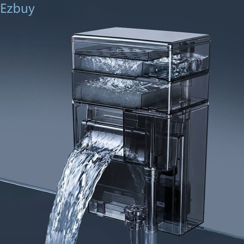 Reef Tank Filter - ระบบกรองน้ำตกสำหรับตู้ปลา กำจัดคราบน้ำมัน ระบบกรองแบบแขวน ติดตั้งง่าย เงียบ ขนาดเล็ก