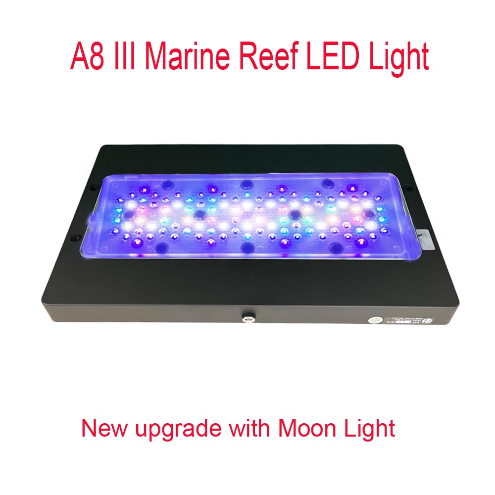Reef Lighting - A8 III Moon Light ไฟตู้ปลาทะเลทรงพลังสำหรับปะการัง พร้อมระบบหรี่ไฟแบบตั้งโปรแกรมได้