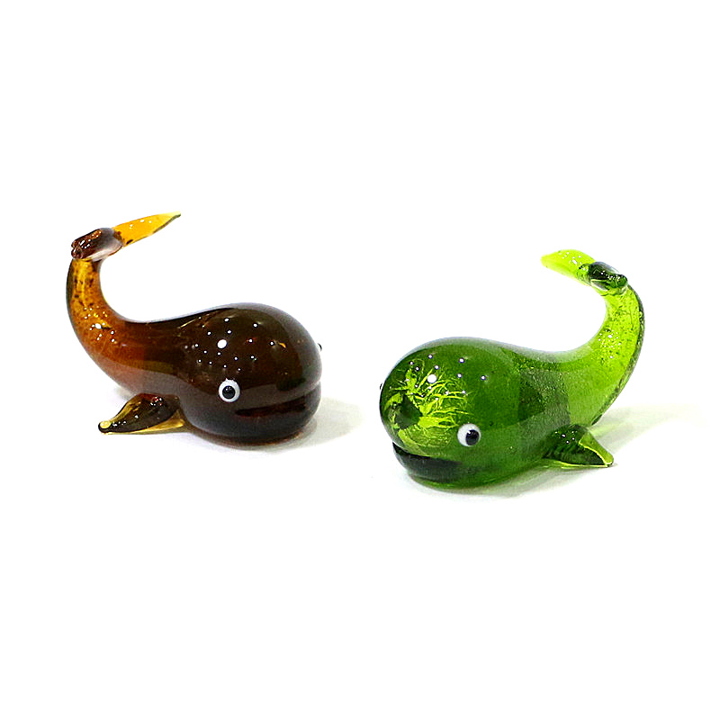 Murano แก้วปลาวาฬมินิรูปปั้นฟอ - Marine Aquarium บทวิจารณ์และราคา