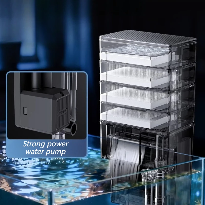 ระบบกรองน้ำตกสำหรับตู้ปลา กำจั - Reef Tank Filter บทวิจารณ์และราคา