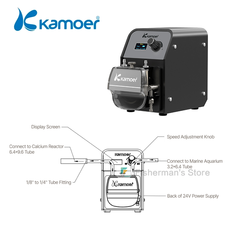 ปั๊มเพอริสตัลติก Kamoer FX-STP - Reef Aquarium บทวิจารณ์และราคา