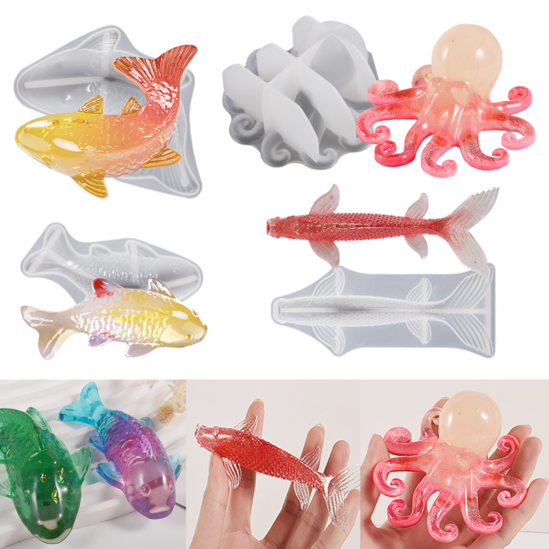 แม่พิมพ์เรซิ่นอีพ็อกซี่รูปปลาค - Marine Fish Tank บทวิจารณ์และราคา