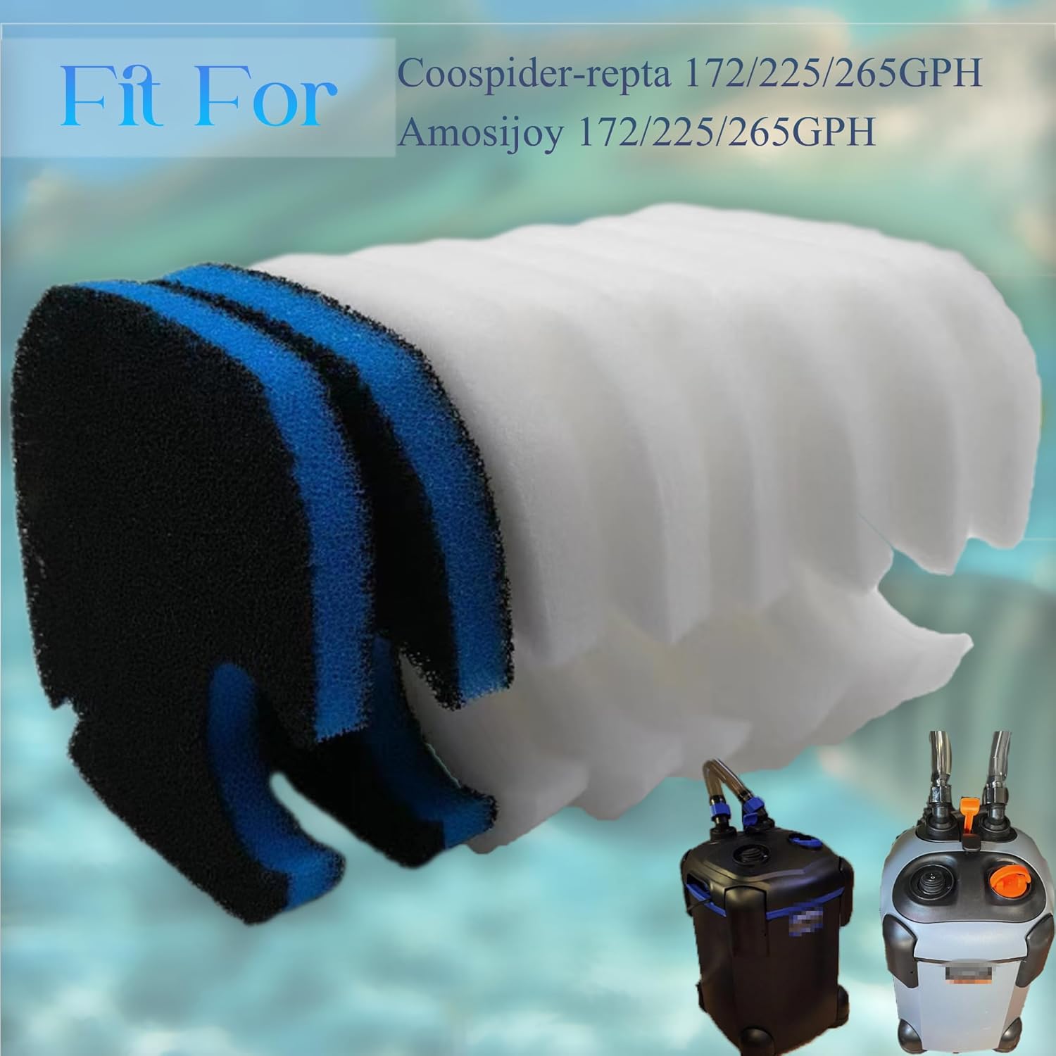 1 ชุด (8 ชิ้น) แผ่นกรองสำหรับต - Reef Tank Filter บทวิจารณ์และราคา