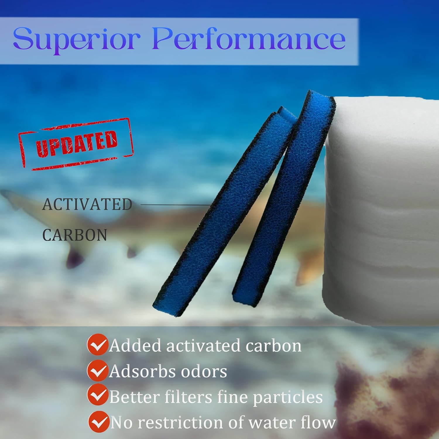 1 ชุด (8 ชิ้น) แผ่นกรองสำหรับต - Reef Tank Filter บทวิจารณ์และราคา