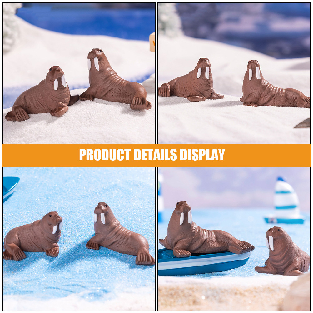 2 ชิ้น โมเดลแรดด์เรซิน ของตกแต - Ocean Aquarium บทวิจารณ์และราคา