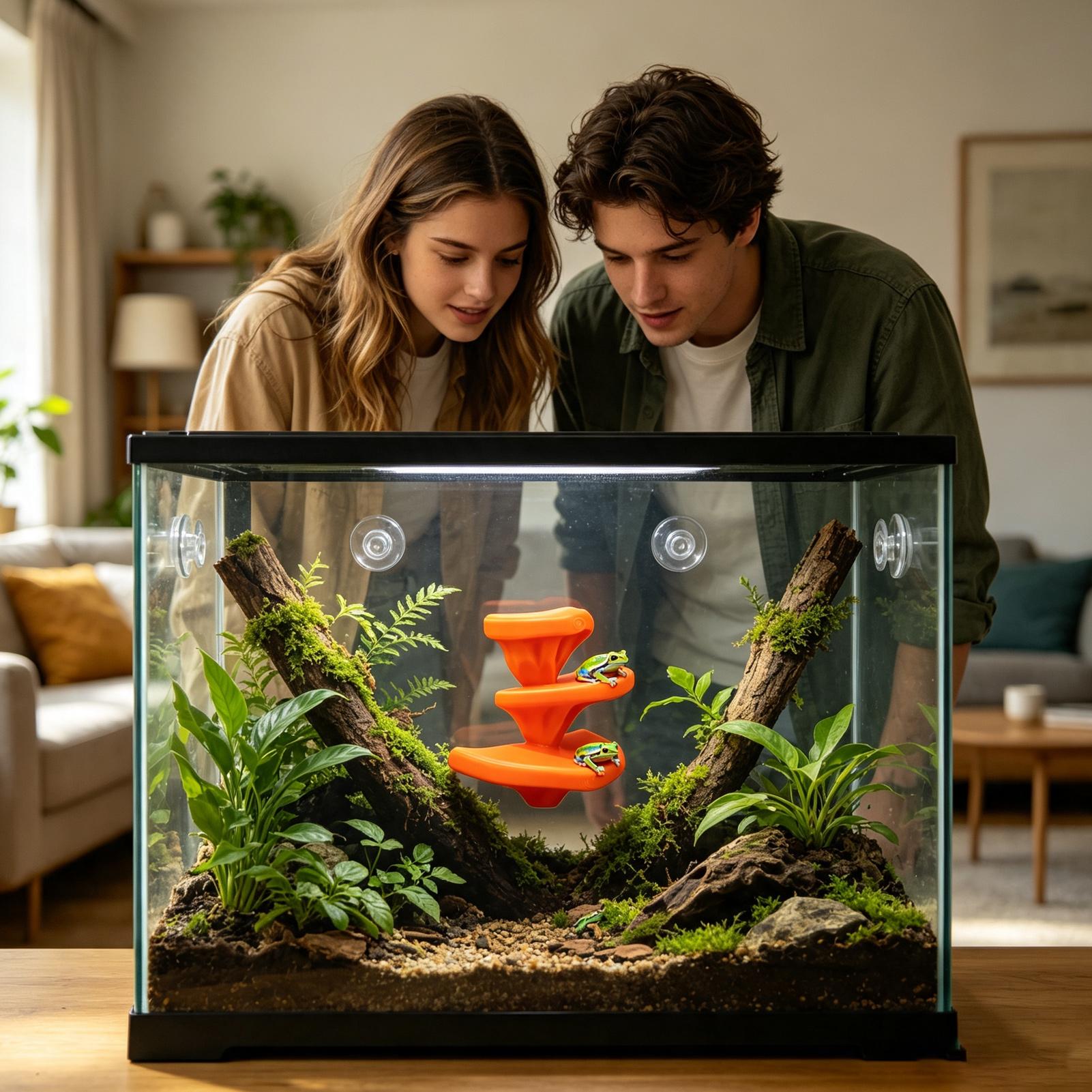 เห็ดตกแต่งตู้กิ้งก่า แท่นปีนสำ - Marine Fish Tank บทวิจารณ์และราคา